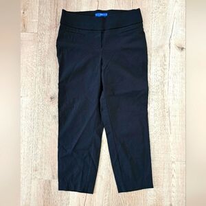 Apt. 9 Black Capris with Structured Fabric and Tailored Fit